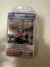 Freeze Miser Outdoor Faucet Freeze Protection, screw on, single pack, white