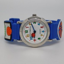 SOLO TIME USA Basketball Theme Quartz Analog Kids Watch New Battery