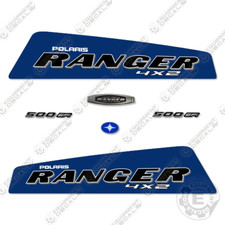 Fits Polaris Ranger 500EFI 4X2 Decal Kit UTV BLUE - 7 YEAR OUTDOOR 3M Vinyl!
