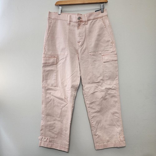 Lucky Brand Pink High Rise Cargo Pants Size 10/30 Gorpcore Utility New
