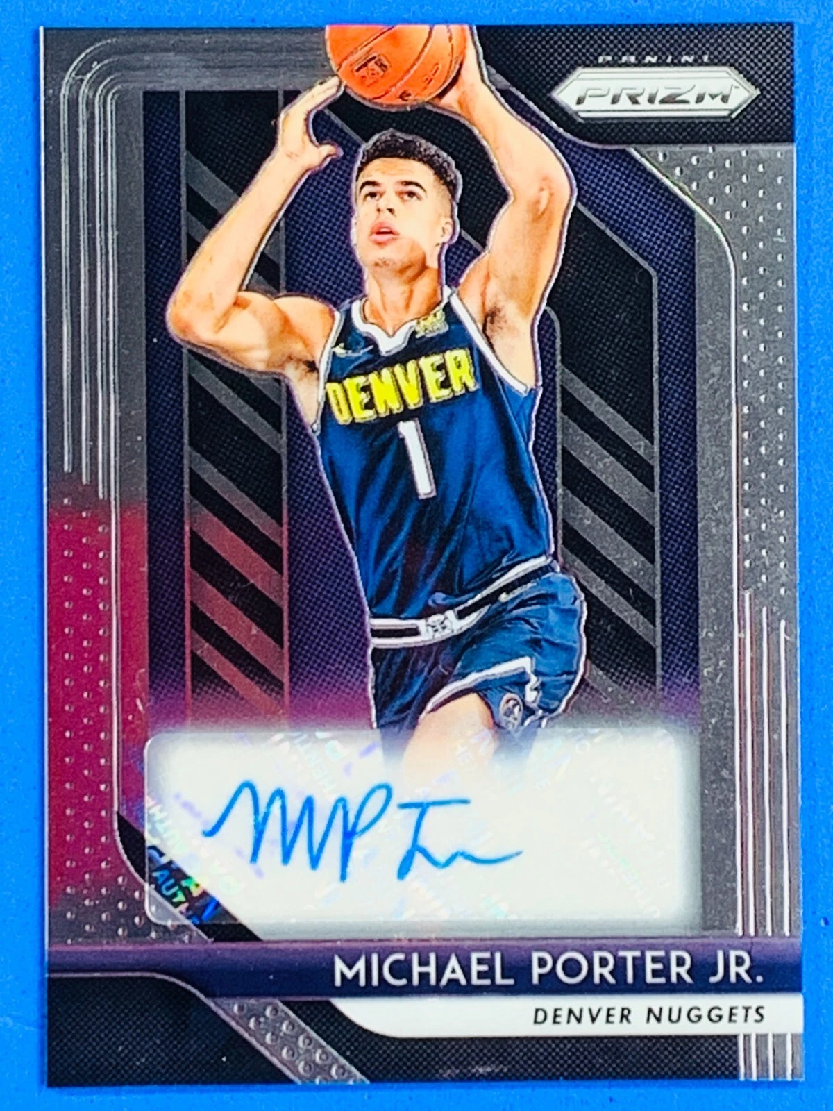 Michael Porter Jr 2018-19 Panini Prizm Rookie Signatures Auto RC Nuggets IC43