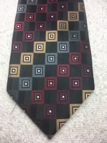 Cravate Homme Mervyns Motif Floral – Bordeaux Et Bleu, Longueur Classique, Polyester