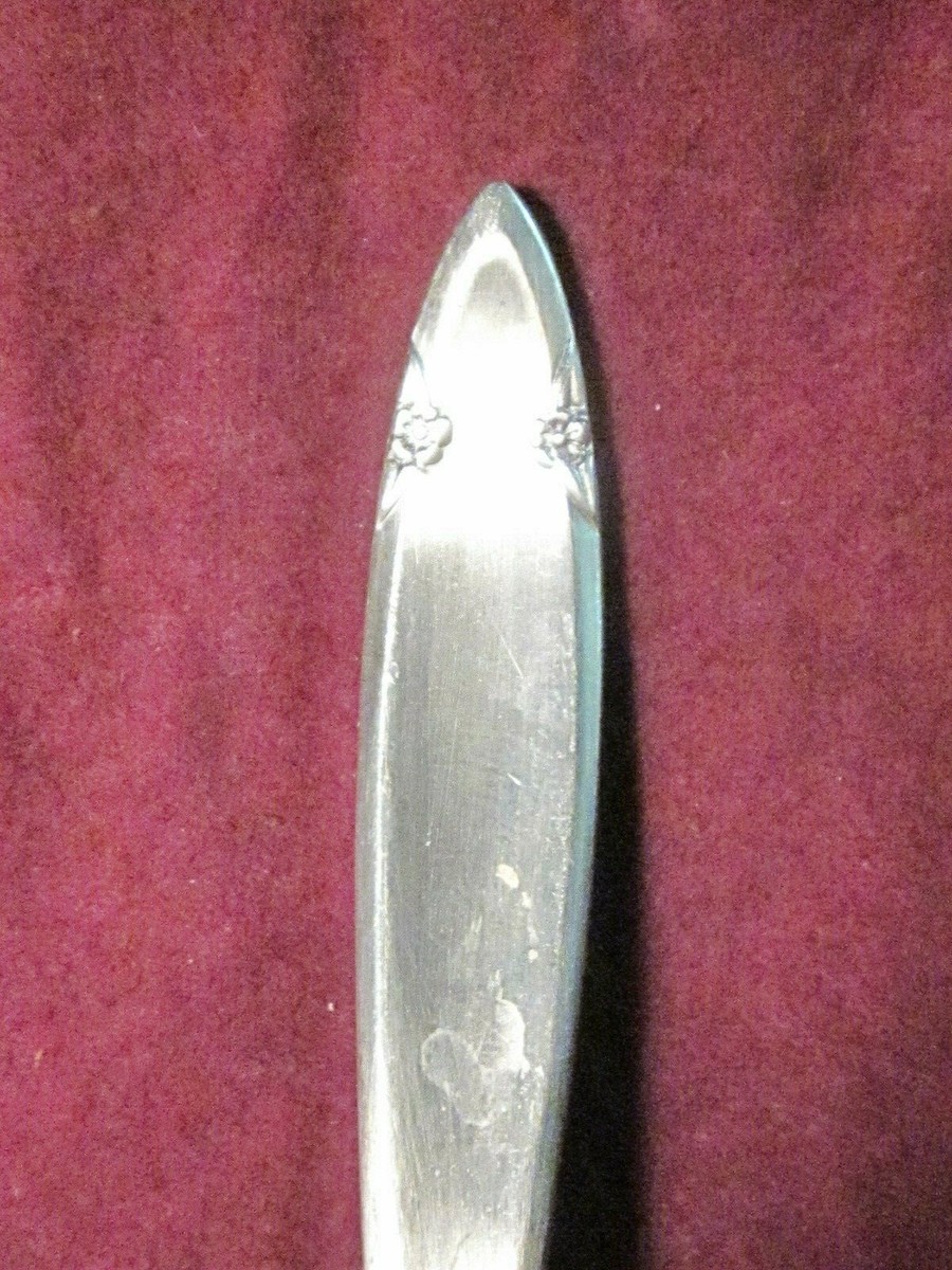 Japan Stainless Steel Cake/pie server 18-8 Unknown floral pattern