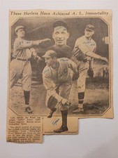 Smoky Joe Wood Lefty Grove Walter Johnson Schoolboy Rowe 1934 Baseball Collage