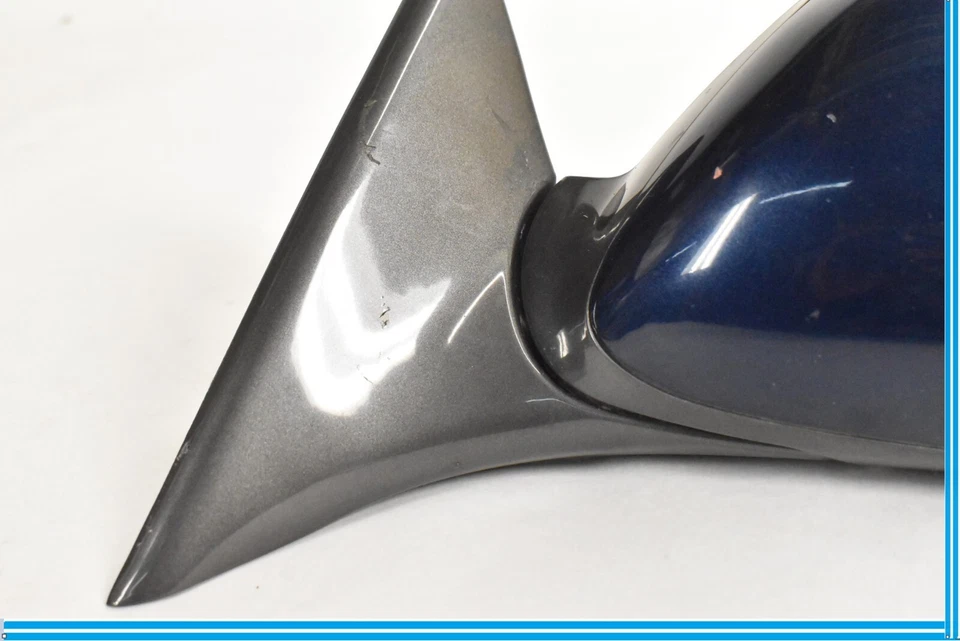 95-03 JAGUAR XJ XJ8 XK8  AUTO DIM INTERIOR FRONT LEFT DOOR VIEW MIRROR BLUE - Image 3 of 4