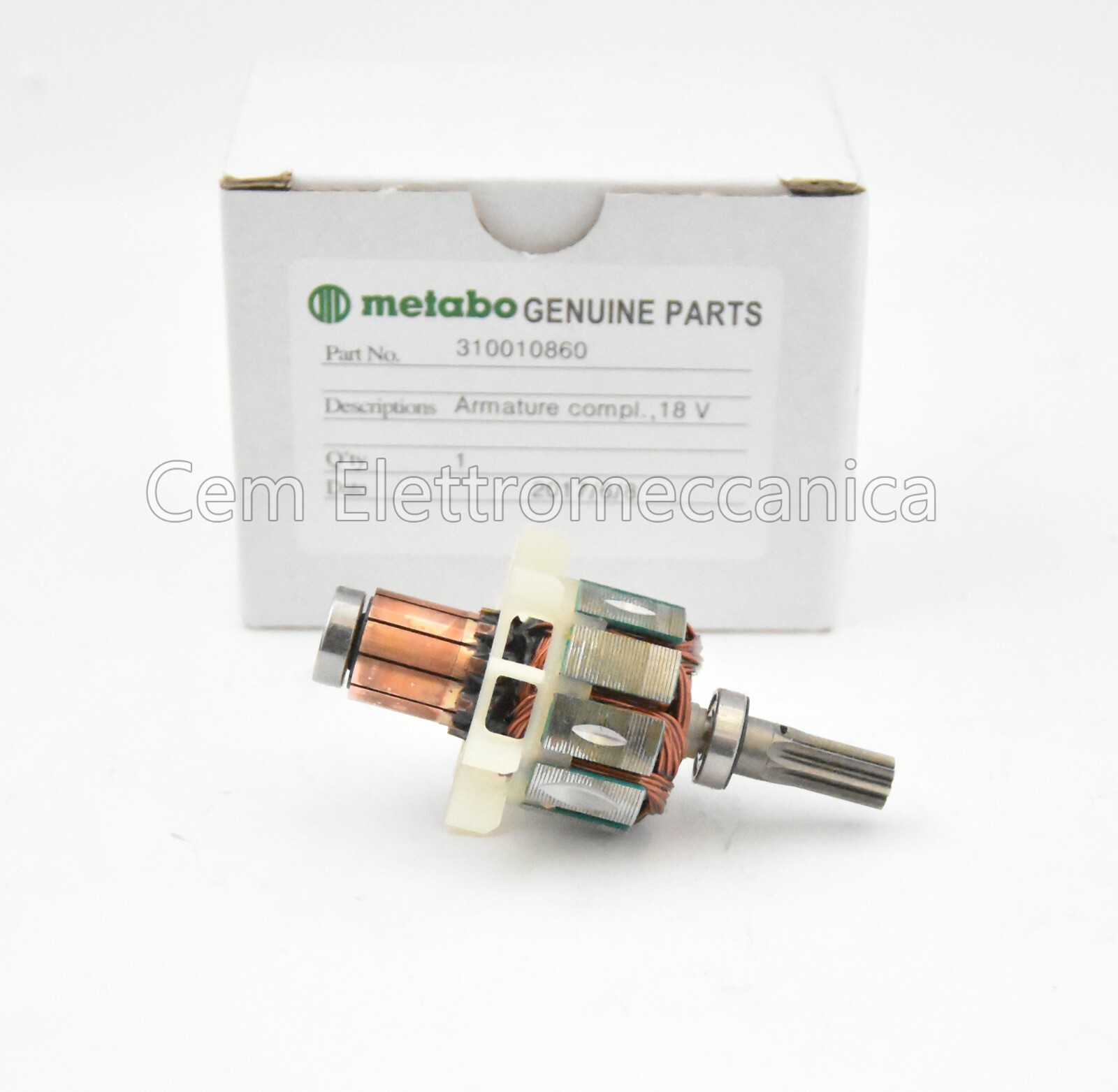 Motore indotto DC 18 V Metabo per trapano SSD 18 LTX 200