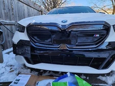 Front Bumper Tow Hook License Plate Mount Bracket For BMW 5-Series 2024-2026 New