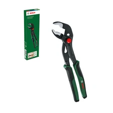 Bosch Water Pump Pliers (Multi-Grip, Push Button Adjustment; 250mm; Soft-Grip)
