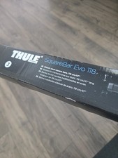 Thule Squarebar Evo 118cm 47 2-pack Steel Square Load Cross Bars Crossbars Nib