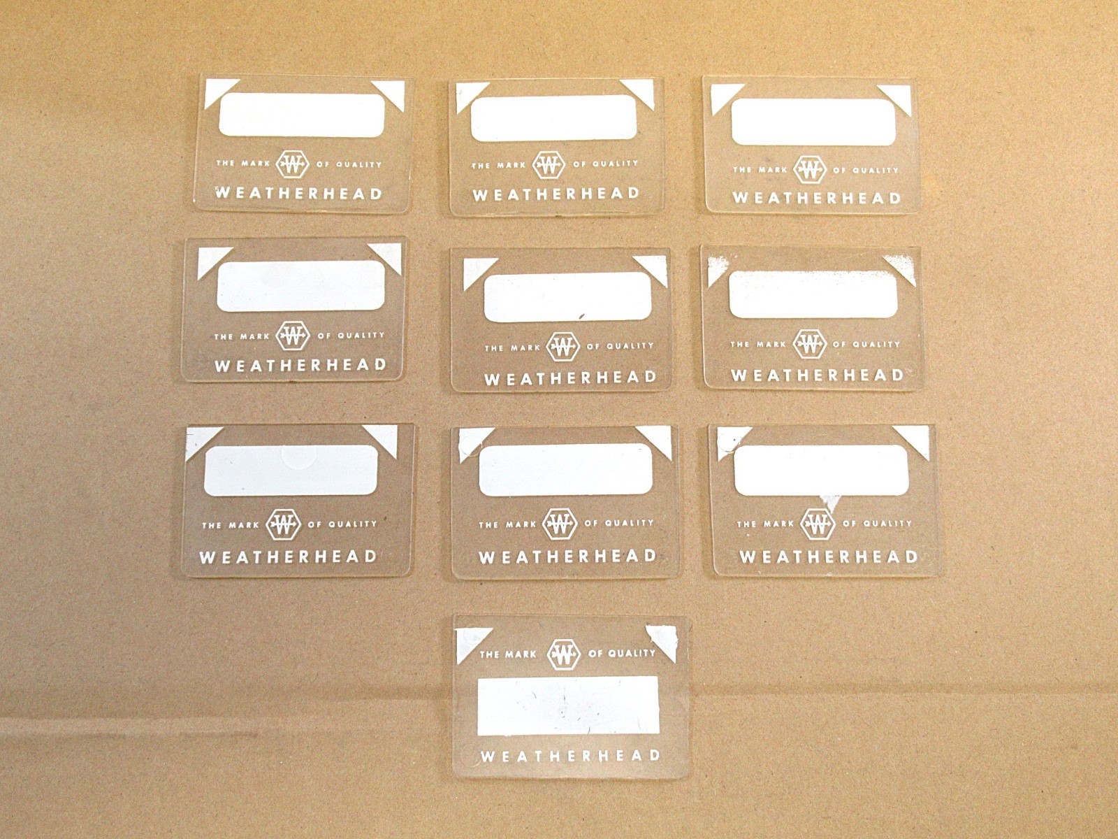 Vintage Weatherhead Drawer Organizer Cabinet with Blank Writable Dividers  