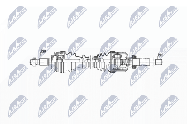 Nty NPW-CT-143 Antriebswelle Vorne Rechts FüR CitroËN-image