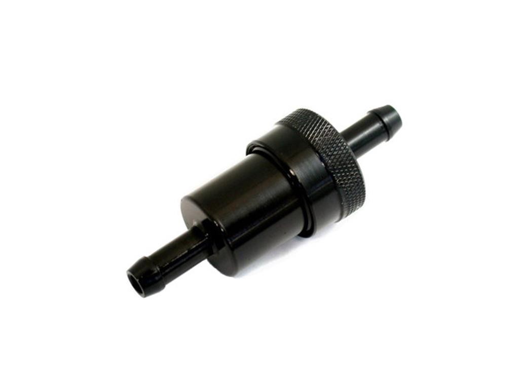 JMP Fuel Filter Pre-Filter Aluminum 8mm for Fuel Hose Black