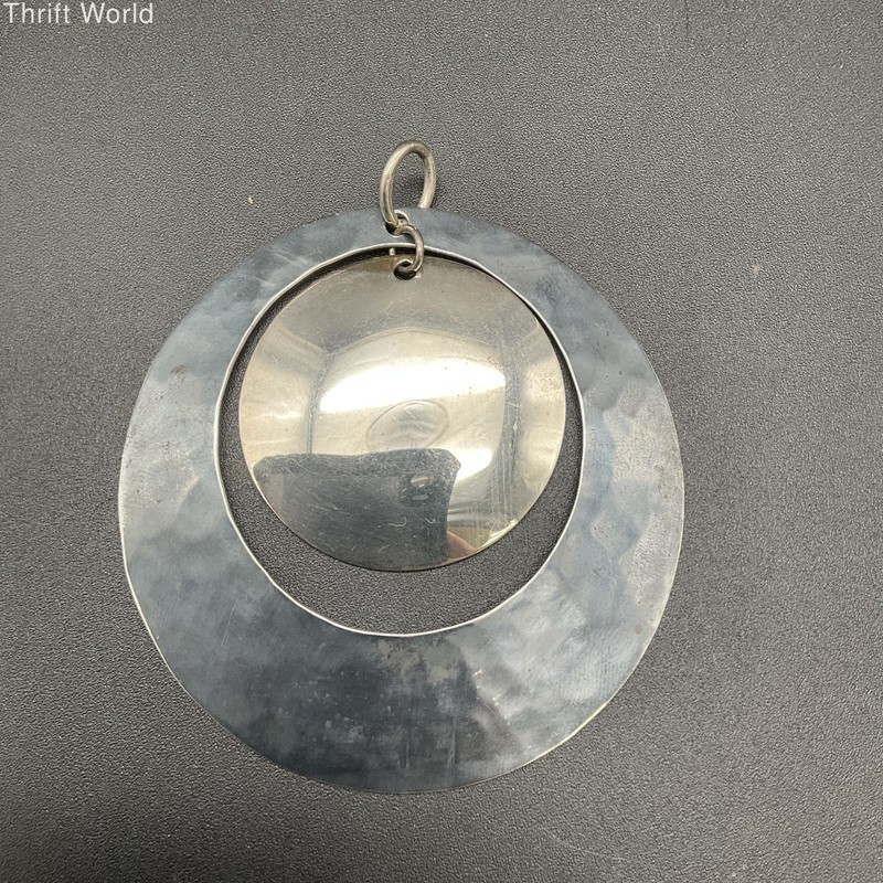 RLM Studio Robert Lee Morris Sterling Silver 925 Large Modernist Pendant 22.6g