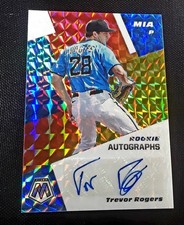 2021 Panini Mosaic Rookie Choice Red & Yellow Prizm /88 Trevor Rogers Auto 