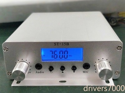 86MHz-108MHz FM Broadcast Transmitter Fm Radio Antenna Power ST-15B 15W
