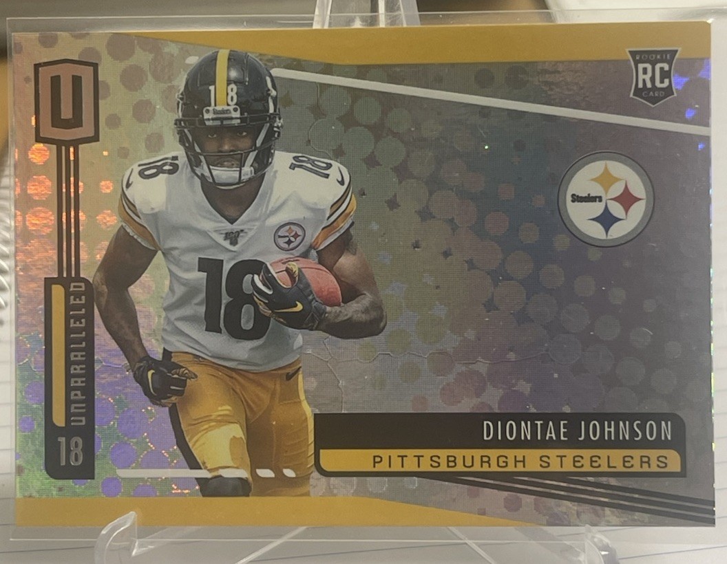 2019 Panini Unparalleled Diontae Johnson Rookie 250 Pittsburgh Steelers Browns