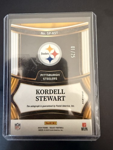 2024 Panini Select Signatures Kordell Stewart #Sp-Kst Tie-Dye Prizm /25 (AU) - Bild 2 von 2