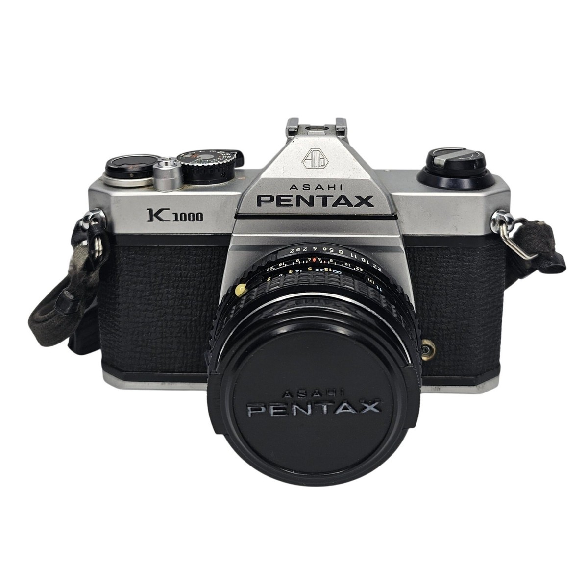 PENTAX K1000 SLR 35mm Film CAMERA 50mm f/2 SMC Lens Asahi