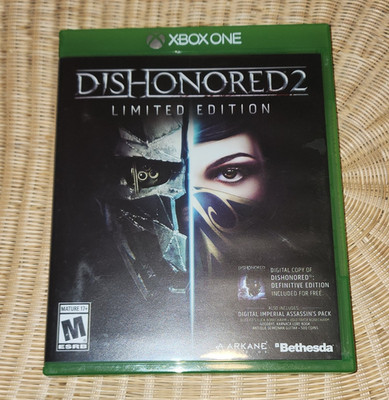 Dishonored 2 Limited Edition + Digital Copy M-Mature - Bethesda (Xbox One, 2016)