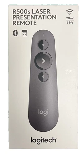 Logitech R500s Wireless Laser Presentation Remote - Graphite *BRAND NEW*