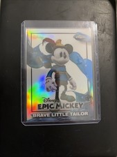 2026 Topps Disney Neon Epic Mickey Brave Little Tailor Chrome Insert #EM-12
