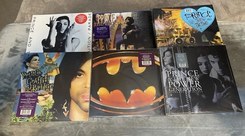 PRINCE 6 LP Vinyl LOT Sealed Diamonds And Pearls Sign O Times Batman Peach White