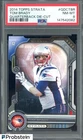 2014 Topps Strata Quaterback Die-Cut Tom Brady Patriots PSA 8 NM-MT