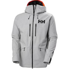 Helly Hansen Garibaldi 2.0 Men's Winter Jacket, Grey Melange, Medium