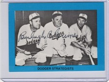 Burleigh Grimes signed 1977 Tom Daniels # 11 Burleigh with the Babe with COA