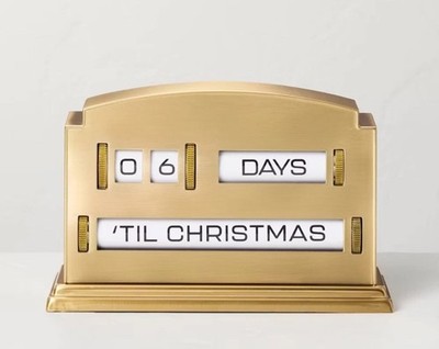 Brass Advent Calendar Hearth & Hand Magnolia Countdown Birthday Easter Christmas