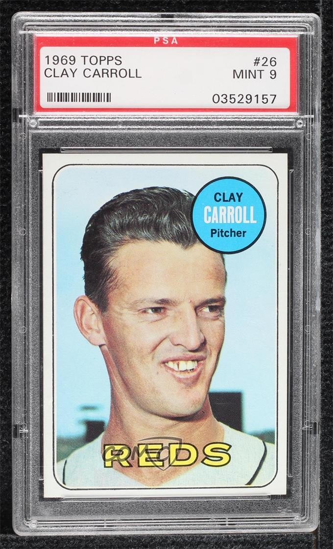 1969 Topps TOPPS #26 Clay Carroll front