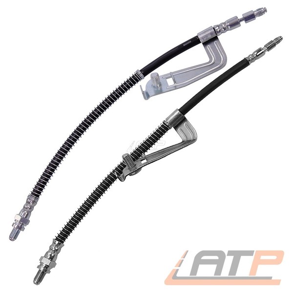 2X Bremsschlauch BremsschlÄUche Bremsleitung Vorn FÜR Ford Courier Fiesta JA JB-image