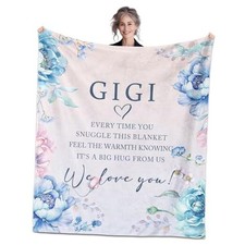 for Grandma, Gifts for Gigi, Blankets for Gigi 60" x Gigi Gifts 60 50 Inches