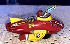 Schylling Rocket Racer Friction Litho Tin Toy Collector Series 1998