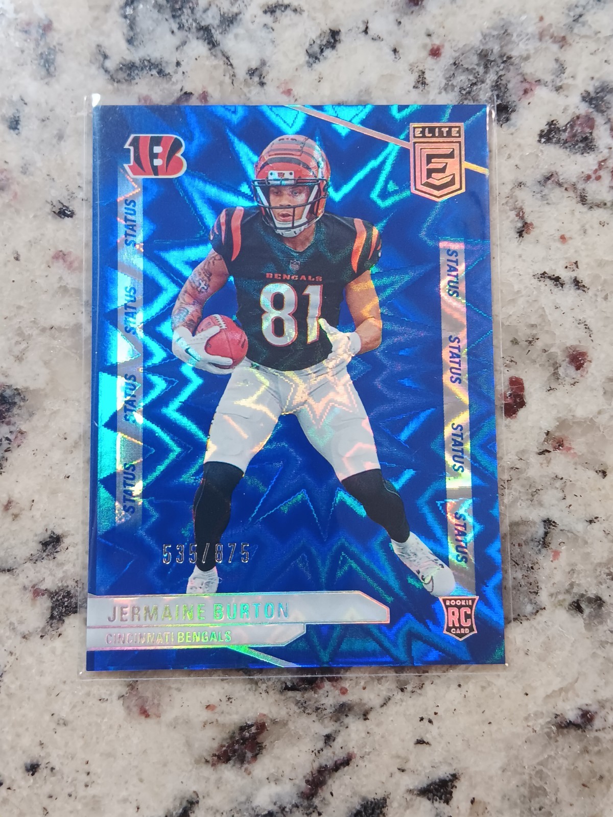 2024 Donruss Elite - Jermaine Burton - STATUS EXPLOSION /875 - Bengals - #176