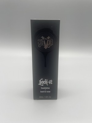 Kat Von D Lock It Foundation Long-Lasting - Deep 80 Neutral - 1 oz New