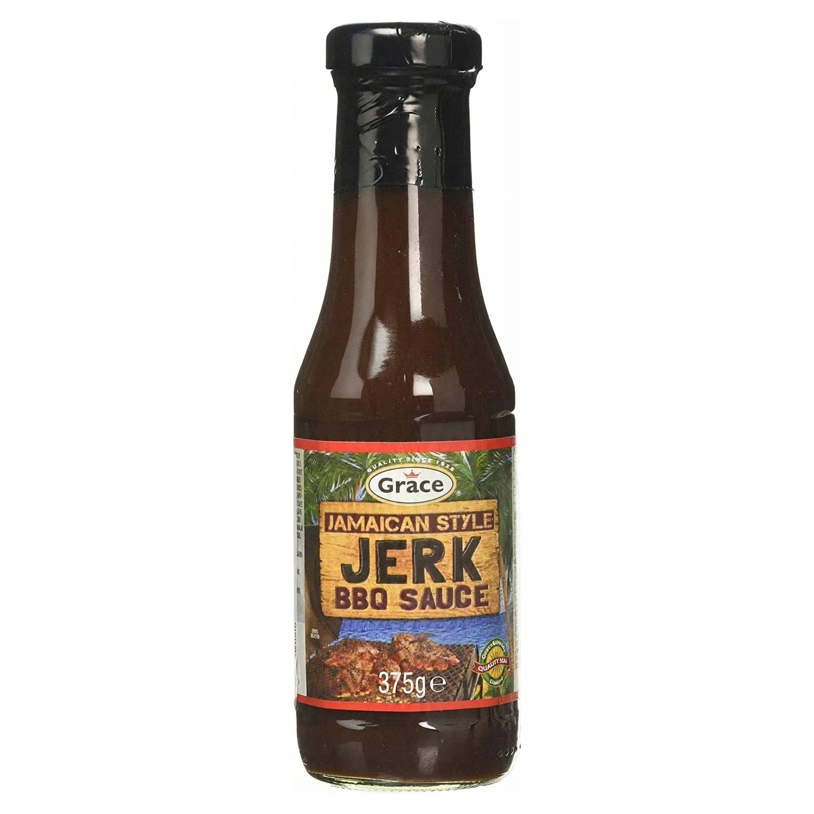 Grace Jerk BBQ Sauce 375g Authentic Jamaican Spicy Barbecue