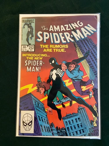 The Amazing Spider-Man #252 (1984) 🔑 “1st Black Costume High Grade-NM