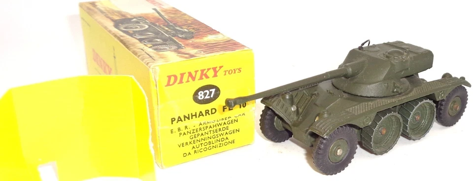 DINKY FRANCÉS NO. 827 - COCHE/TANQUE BLINDADO PANHARD FL 10 EBR - COMO NUEVO EN CAJA CT* Foto 2 de 4