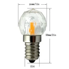 G4/G9/E12/E14 LED Light Bulb lamp A8 Globe Crystal Glass 1505 COB + 2835 LEDs #Y