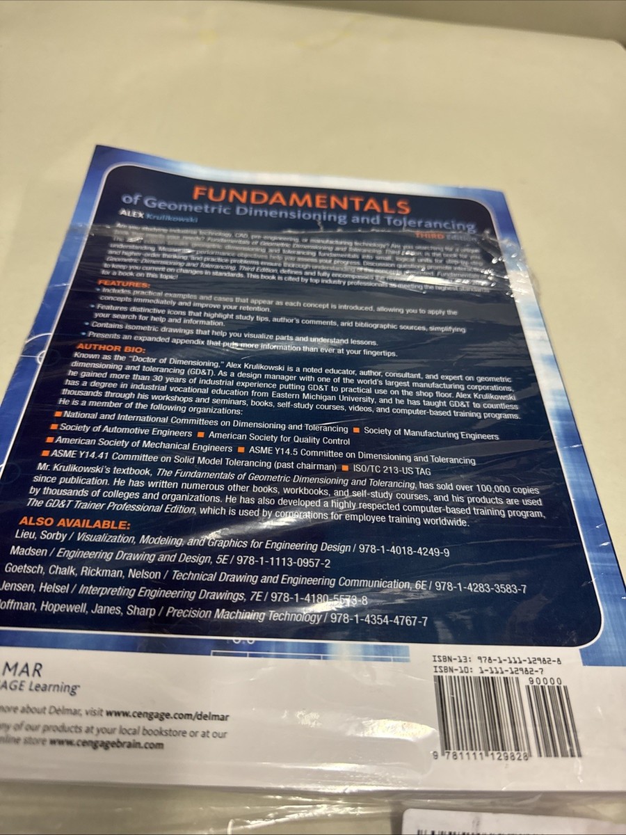 Fundamentals of Geometric Dimensioning and Tolerancing by Alex