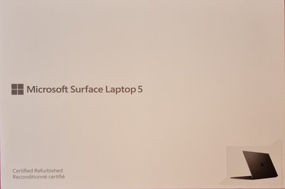 MICROSOFT SURFACE LAPTOP 5 15'' CORE I7-12. GEN 32GB 1TB SCHWARZ.