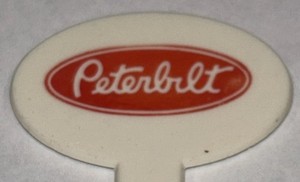 Vintage Peterbilt Advertising swizzle stick