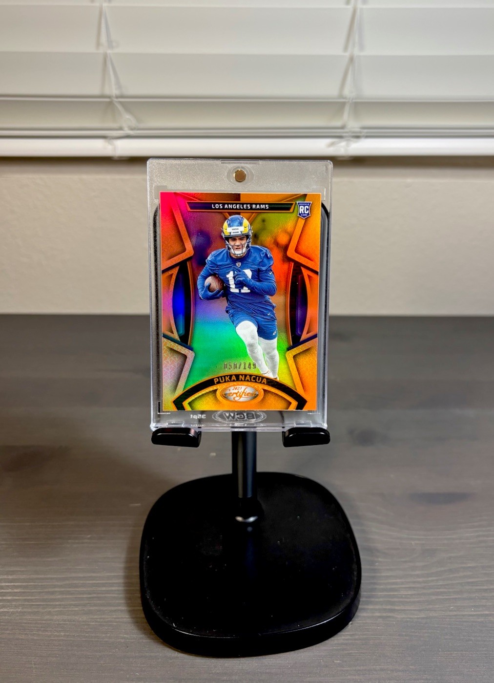 Puka Nacua 2023 Panini Certified Rookie Mirror Orange Holo SP /149 #143 RC 💎 🔥