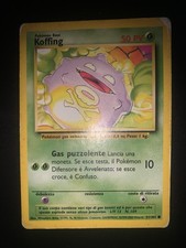 pokemon karte Koffing ita Common Base Set 51/102 Italienisch