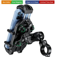 Anti-Theft Motorcycle Phone Mount Holder with Vibration Dampener  High-Speed...