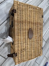 Picnic Basket Brand New Set Of 4 Cottagecore