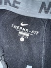 Nike Mens Black Therma-Fit Drawstring Waist Tapered Leg Jogger Pants Size L