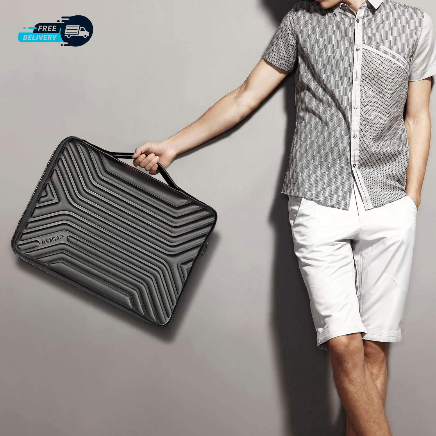 17.3 Inch Laptop Sleeve Case, Shockproof Waterproof Soft EVA Protective Bag with