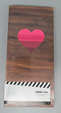 Heidi Swapp Instax Mini Album 240 Photos Faux Woodgrain Red Heart 11"x5.25" NEW